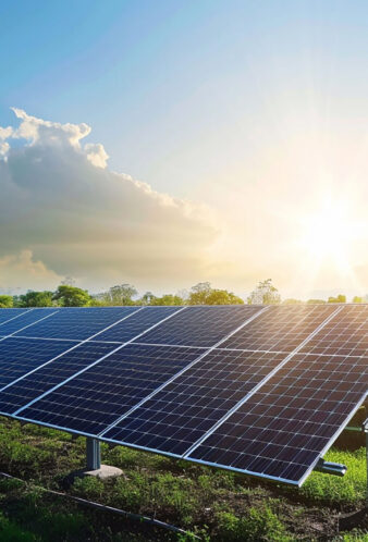 solar-panels-sky-with-sun-them